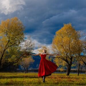 House of CB Red Midi Dress